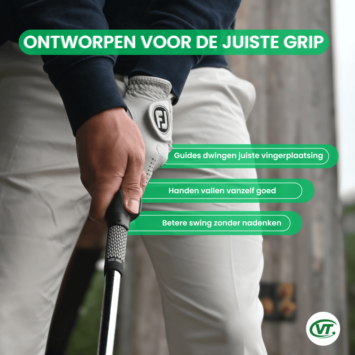 Vantimo Golf Grip Trainer - Golfswing verbeteren vanaf de basis - Vantimo